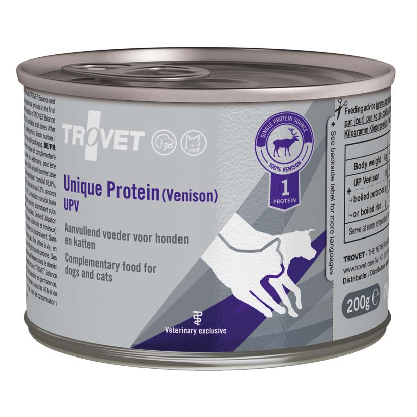 Trovet Hond/Kat Unique Protein | UPV